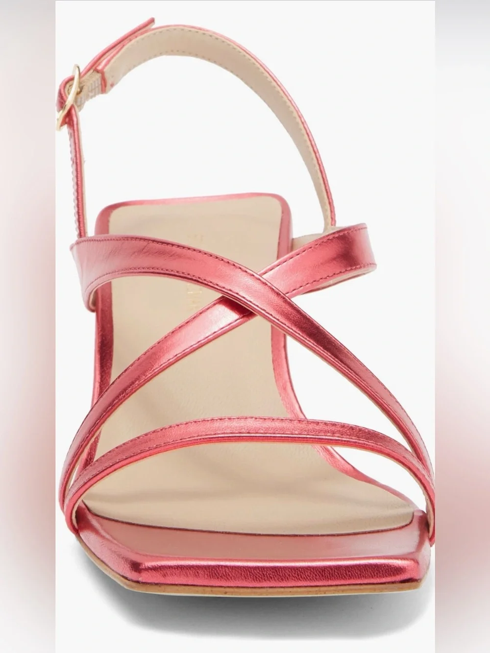 NEW Stuart Weitzman Oasis 50 Slingback Sandal Hot Pink Width:M Sz 6.5